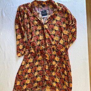 NWT Topshop Button Down Dress - Size 4